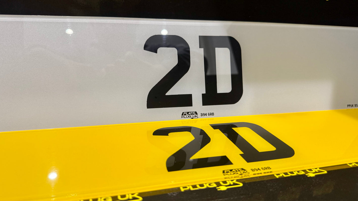 Standard Number Plates