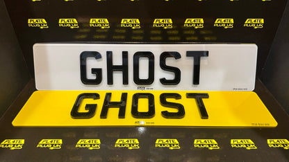 Ghost Number Plates